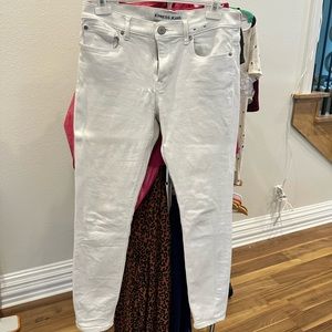 Express White Skinny Jeans